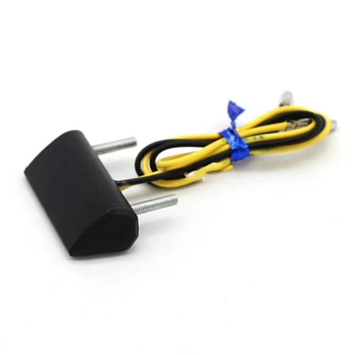 1 pièces 12V moto LED plaque d'immatriculation lumière LED arrière feu arrière universel en plastiqu