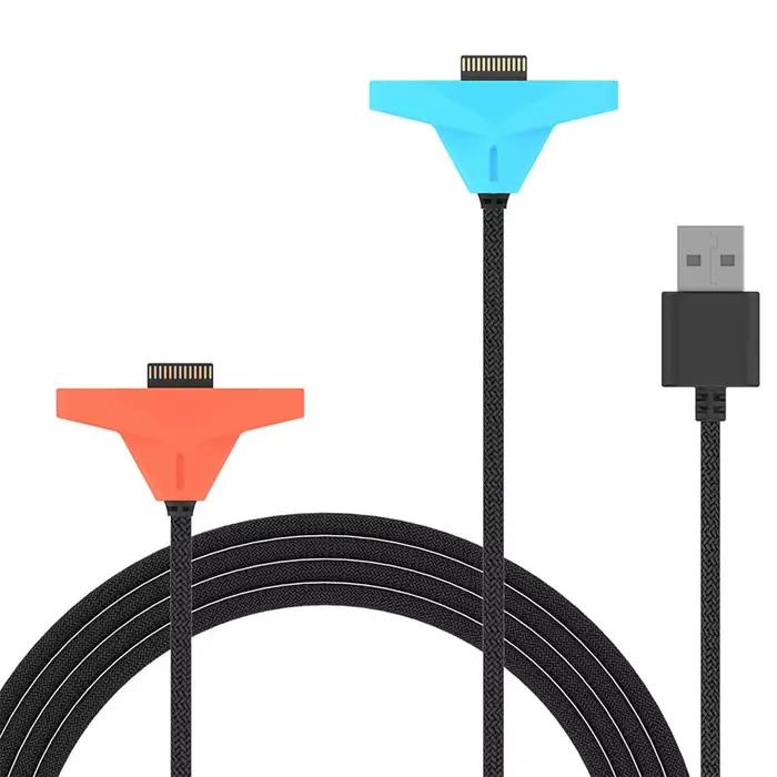 Câble de chargement magnétique pour contrôleurs gauche et droit Switch2, double chargeur 2 en 1, pou