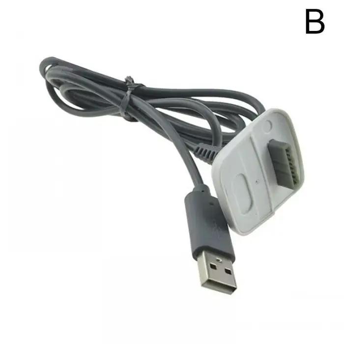 Câble de chargement USB pour contrôleur XBOX 360, cordon de connexion sans fil, 150cm, noir et blanc