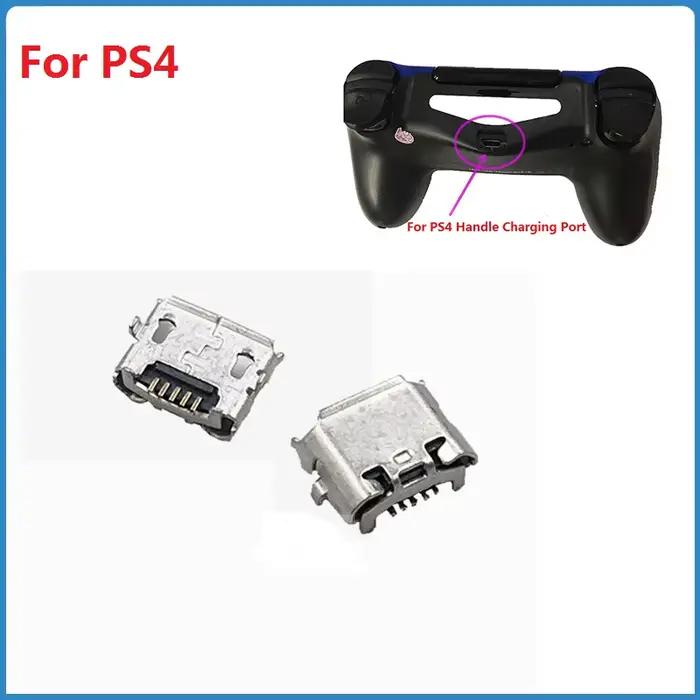 10 pièces/ensemble pour PS4 poignée port de charge contrôleur télécommande prise queue prise JDS-040