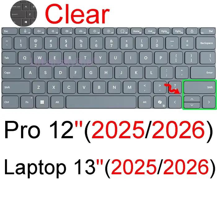 Housse de clavier pour Surface Pro 11 12 13 9 8 7 6 5 4 3 2X7 + Plus 10 pour Microsoft Book GO RT, é