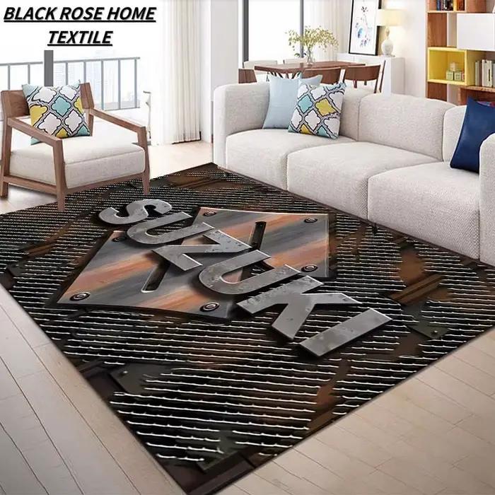 Tapis de sol antidérapant pour moto Suzuki, tapis de garage, tapis de course, tapis d'entrée pour vé