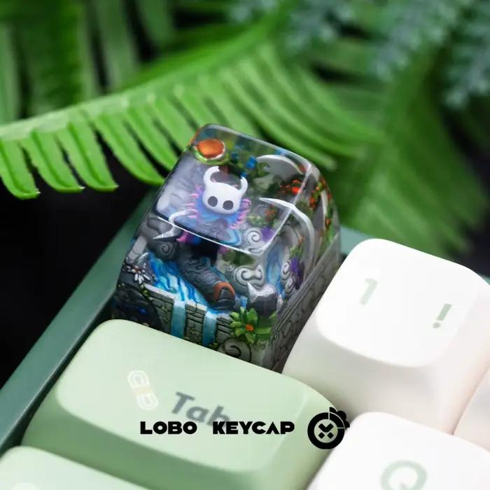 Creux chevalier jeu périphérique personnalisé résine Esc translucide Keycap clavier mécanique Keycap