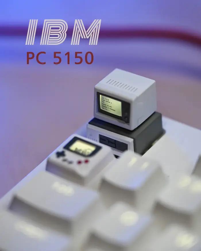 Clavier MAC Macintosh Artisan Keycaps Classic Retro Personnalisé Style TV K-02 pour clavier mécaniqu