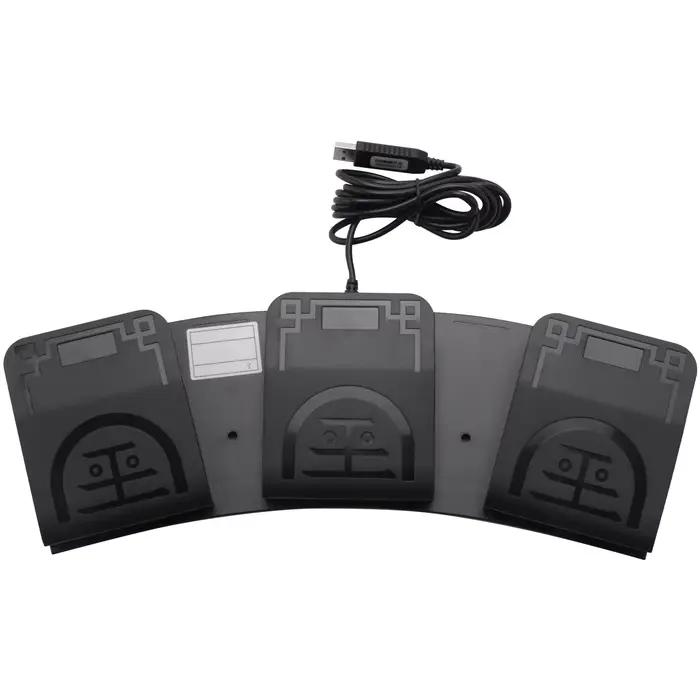 Clé de commande de commutateur au pied USB, clavier d'ordinateur personnalisé, pédale d'action pour 