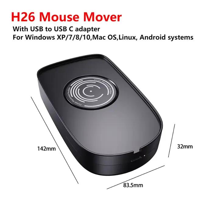 Simulateur de mouvement de souris automatique, câble de 1,5 m, agitateur de souris indétectable, mai