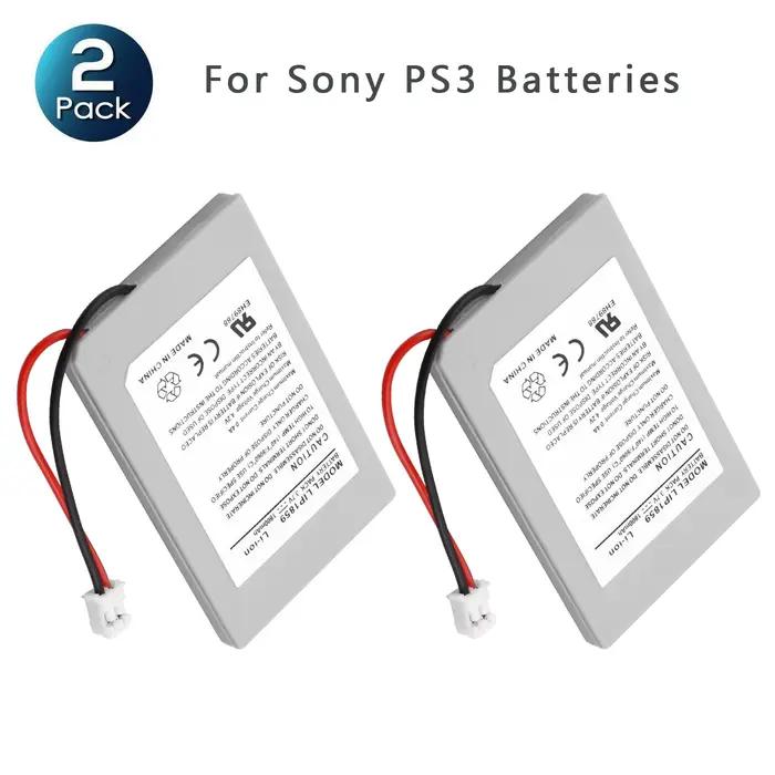 2 pièces 3.7V 1800mAh batterie de remplacement Rechargeable pour contrôleur de jeu PS3 batterie pour