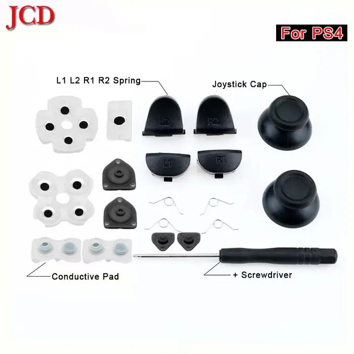 Kit de réparation de contrôleur PS4, boutons de déclenchement L1 R1 L2 R2, Joysticks analogiques 3D,