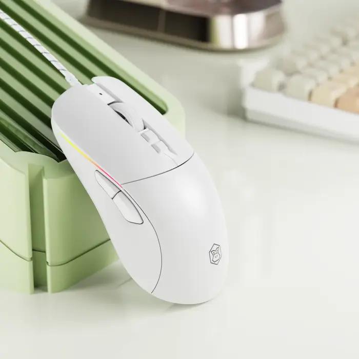 Souris de jeu sans fil EWEADN G309 2.4G et Bluetooth, souris ergonomique silencieuse, 4000 DPI, légè