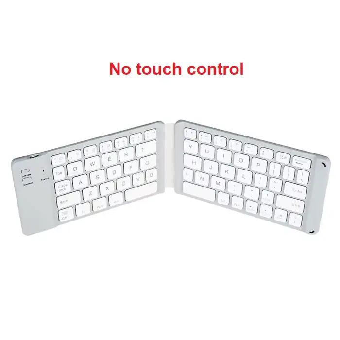Clavier pliable sans fil, clavier Bluetooth avec pavé tactile pour Windows, Android, IOS, téléphone,