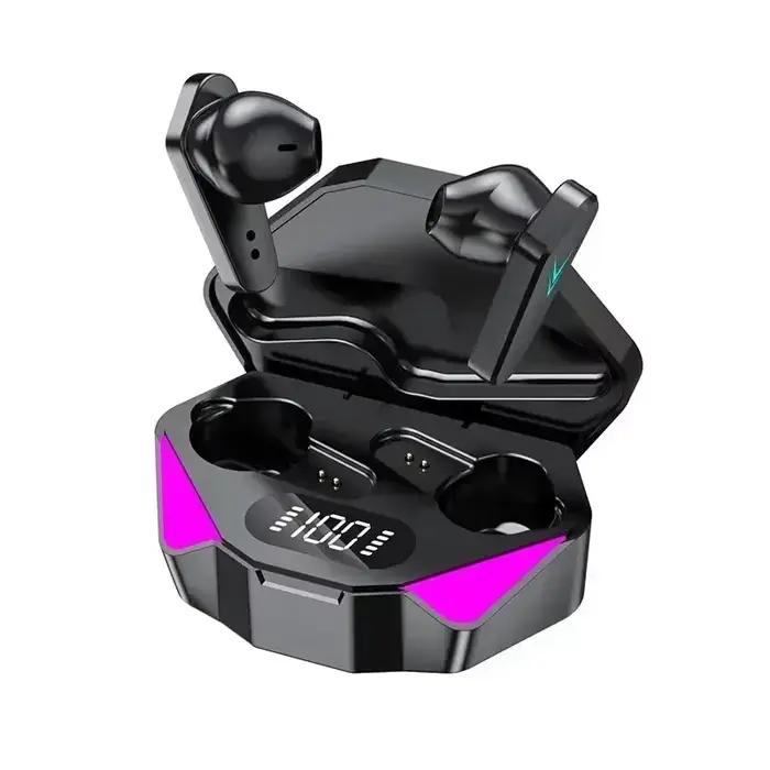 Nouveau casque TWS Bluetooth casque de joueur sans fil gamer avec microphone mains libres appliquer 