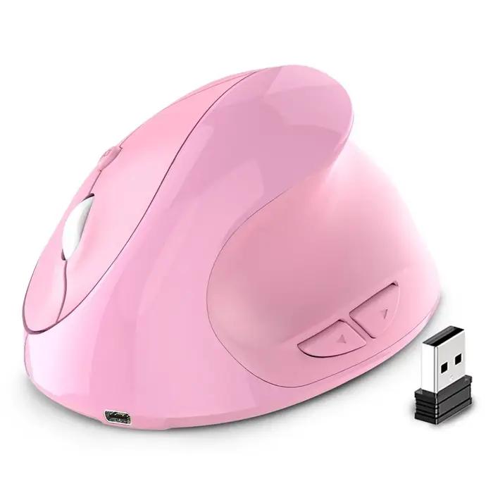 Souris verticale ergonomique sans fil 2.4G pour PC/ordinateur portable/ordinateur de bureau, souris 