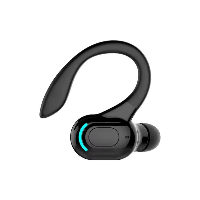 Écouteurs sans fil Bluetooth 5.2, étanches, avec micro, Mini crochets d'oreille, oreillettes de musi