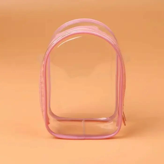 Labubu étui de protection Labubu assis fête 17 cm coton poupée épaule douleur sac PVC sac de rangeme