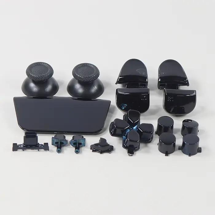 Kit de boutons électroplaqués pour manette PS5 V3 3.0, comprenant un D-pad et des boutons partagés L