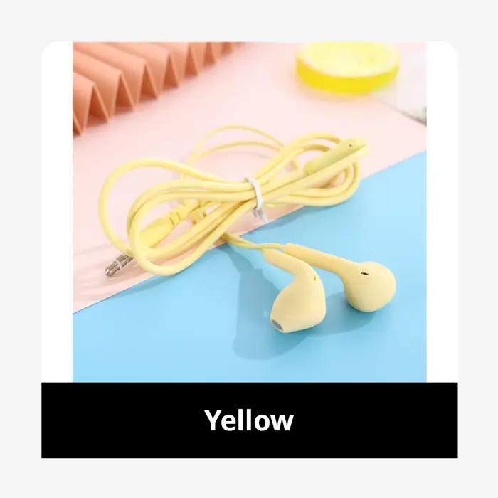 Macaron Universel 3.5mm Stéréo Écouteurs Sport Musique Bouchons D'oreille Filaire Microphone pour Xi