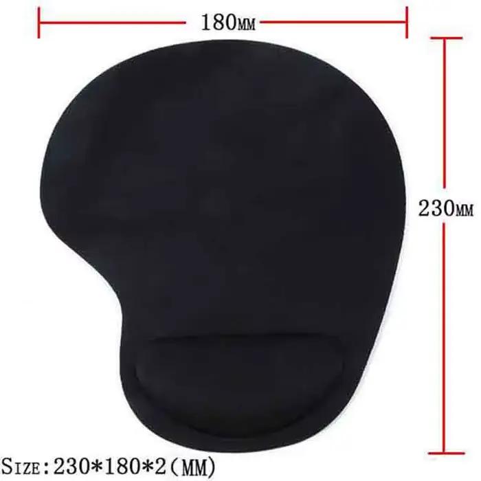 Tapis de souris professionnel avec trackball optique pour PC, support de poignet épais et confortabl