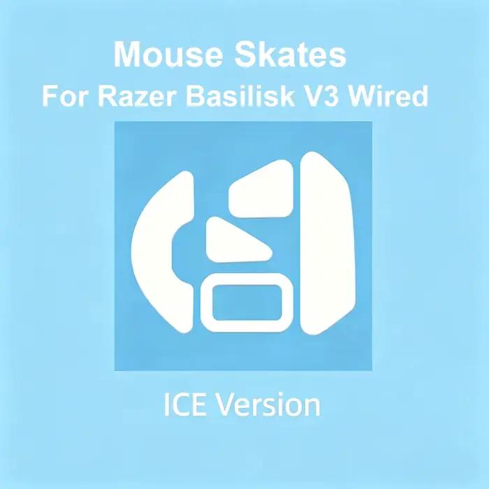 Patins de souris pour Razer Basilisk V3, édition filaire, version Ice, coussinets pour pieds de sour