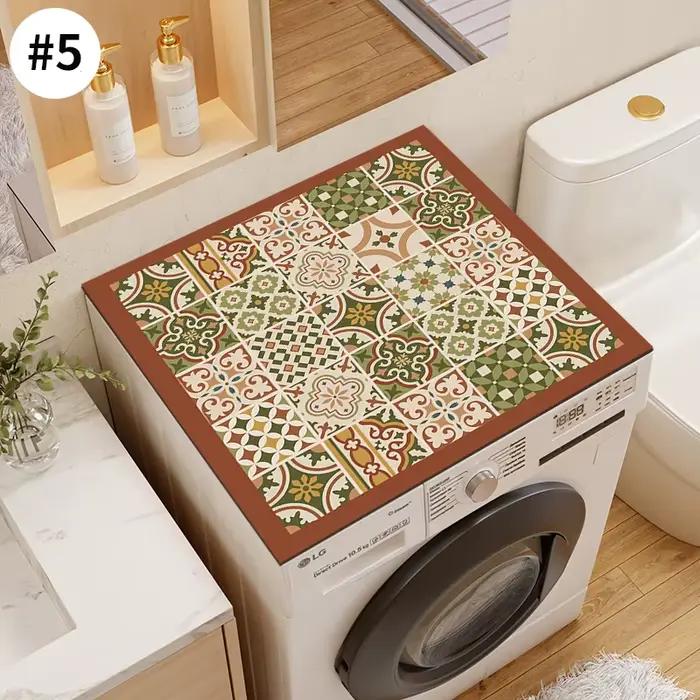 Machine à laver étanche, couvercle anti-poussière, four à micro-ondes, réfrigérateur, tapis de prote