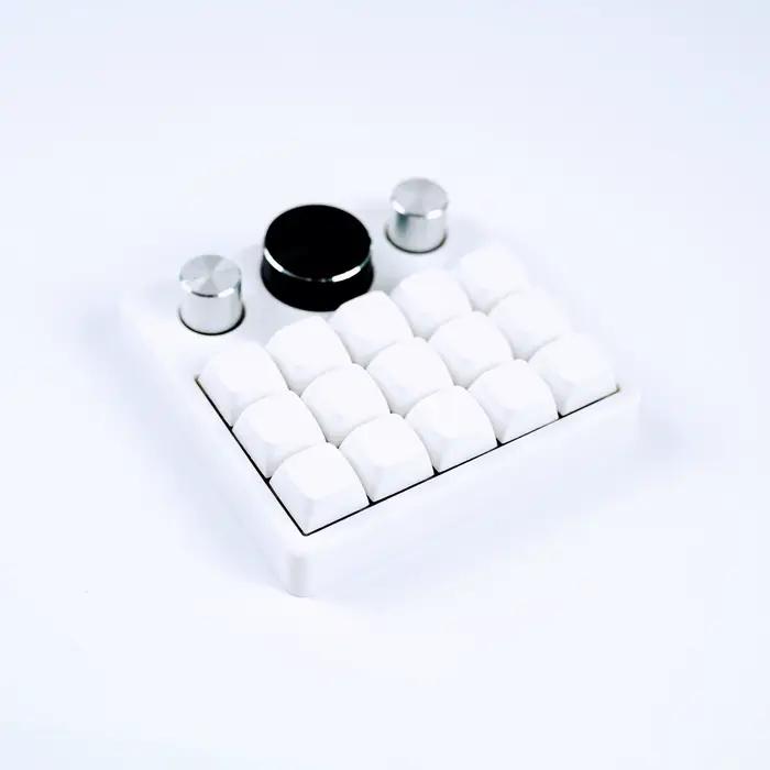 Clavier mécanique CV18, mode unique, filaire, compatible Hot-Swap, programmable QMK/VIAL avec bouton