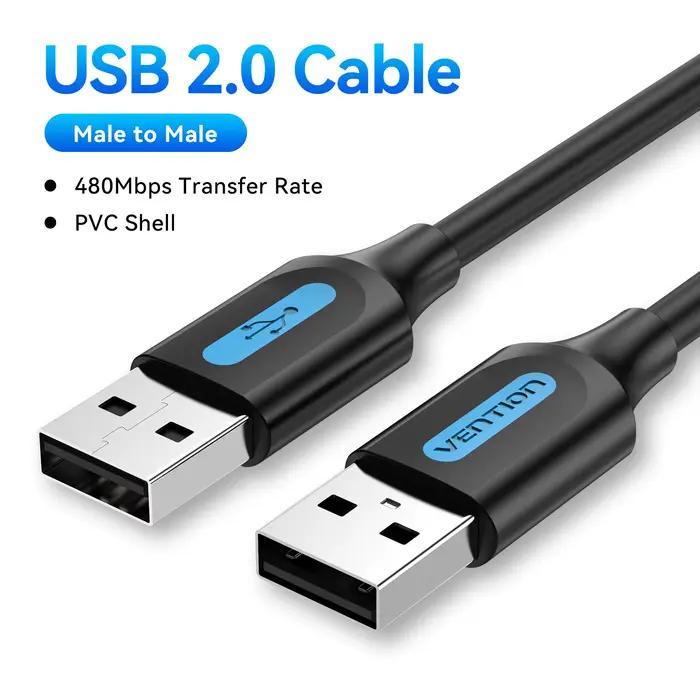 Vention – câble d'extension USB 3.0 mâle vers mâle, 3.0 2.0, pour disque dur, boîtier TV, ordinateur