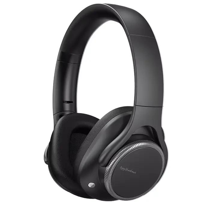 Casque sans fil ANC à réduction de bruit active, Bluetooth 6.0, avec bouton de volume rotatif, casqu