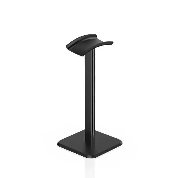 Support universel noir en alliage d'aluminium pour casque – Support de bureau durable pour casque de