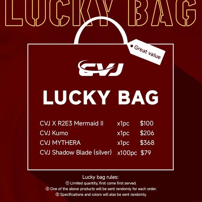 CVJ Lucky Pack : ensemble de son surprise avec écouteurs de haute qualité CVJ X R2E3 Mermaid 2 CVJ K