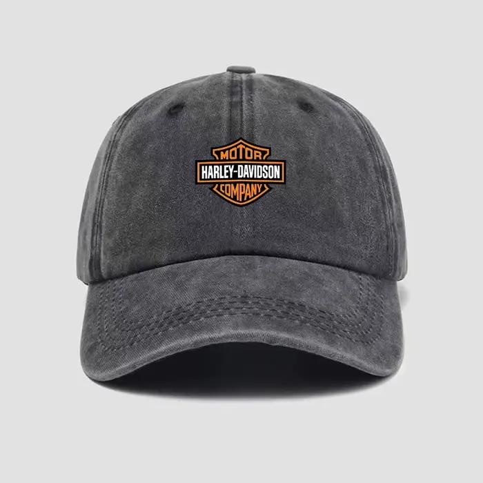 Casquette de baseball simple avec logo imprimé, protection solaire, pour Harley Davidson Softail Spo