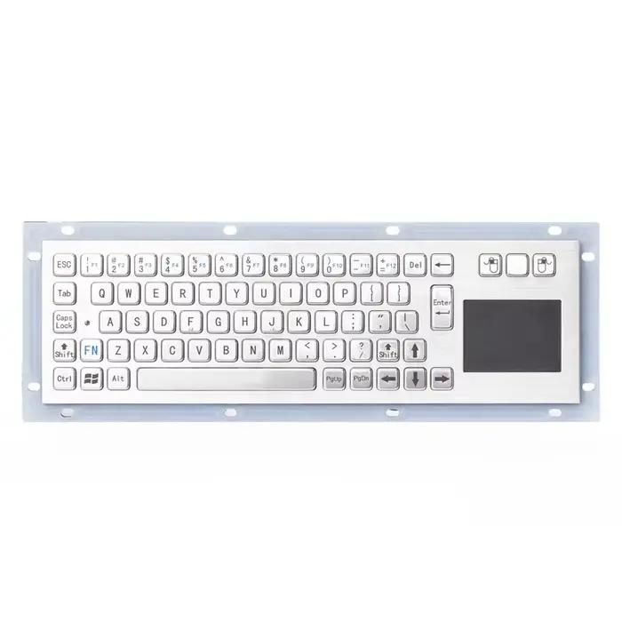 Claviers Industriels Robustes en Acier Inoxydable, Imperméables IP65, avec TouchSub, pour Kiosques e