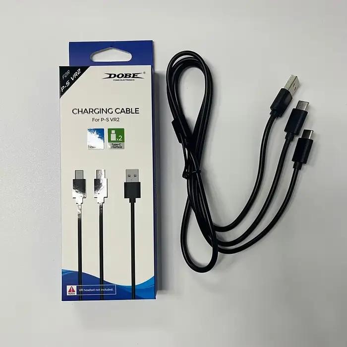 Câble de chargement pour contrôleur PS VR2, Interface USB type-c 2 en 1, ligne de données pour Switc
