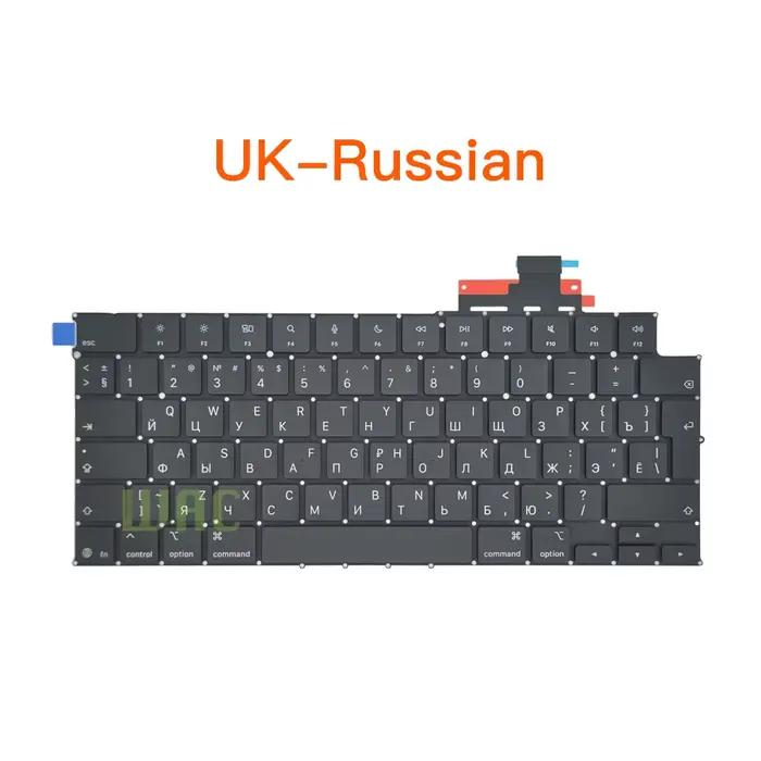 Nouveau clavier M4 A3240 A3241 pour MacBook Air 13" 15" US UK Anglais Français Russe Espagnol Italie