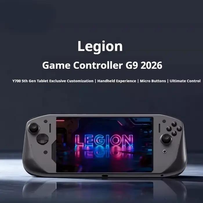 Manette de jeu LEGION 2026 G9 Gris Carbone pour tablette Legion Y700 5e génération, boutons micro-in