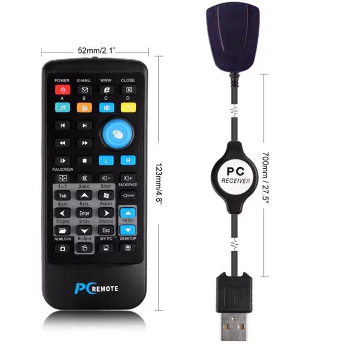 Souris télécommande sans fil PC USB récepteur IR télécommande outils pour ordinateur portable ordina