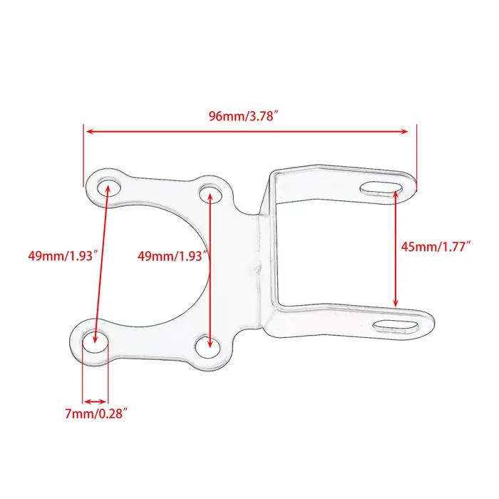 Pour Talaria pour Surron cadre lumière abeille X Support de phare de moto Segway X260 Support de vél