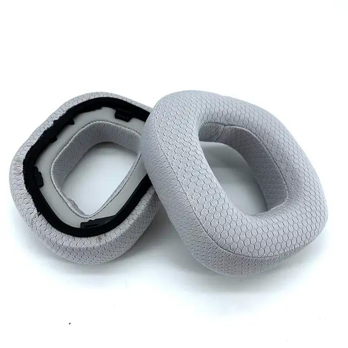 1 paire de cache-oreilles respirants pour Corsair HS80 RGB, oreillettes confortables pour casque Gam