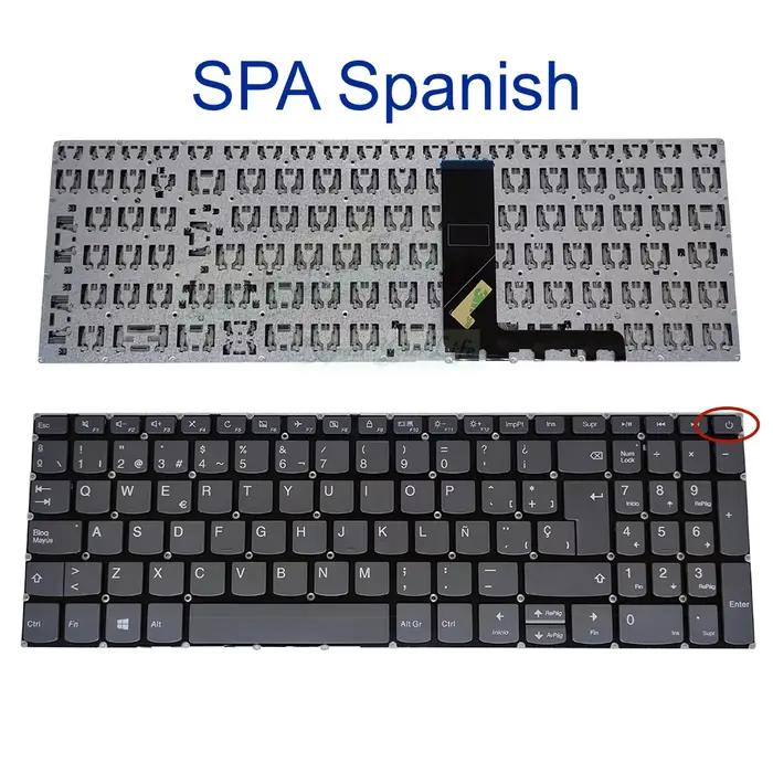 Clavier AZERTY britannique espagnol français pour Lenovo Ideapad S145-15 S145-15IIL 81W8 15API 15AST