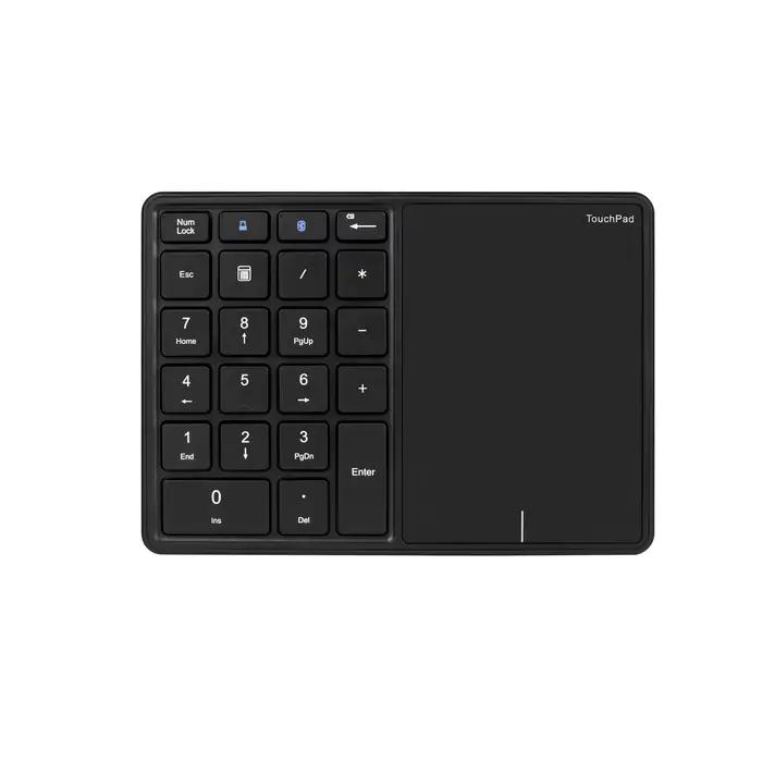 Clavier numérique USB + Bluetooth avec pavé tactile clavier numérique sans fil pour Mac OS comptabil