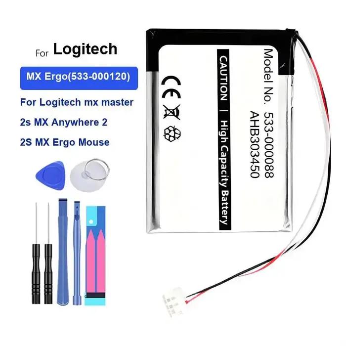 Batterie de remplacement fiable pour souris Logitech MX Master 2s MX Anywhere 2 2S MX Ergo 533-00012