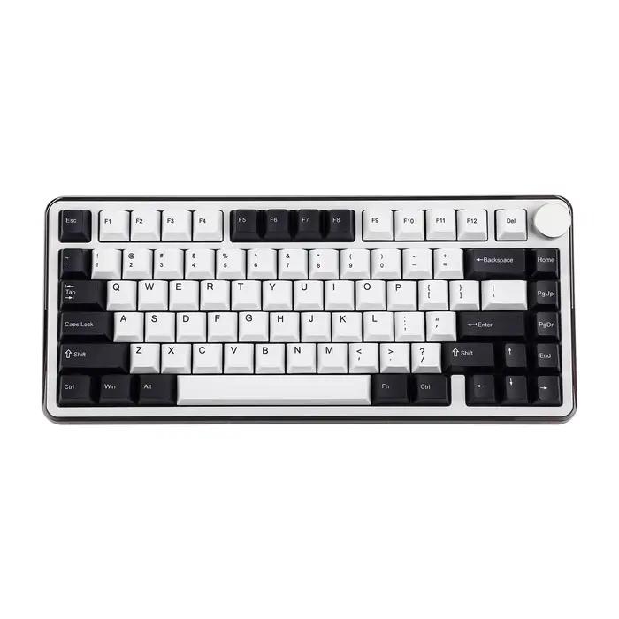 KiiBOOM Breeze 75 75% aluminium et acrylique clavier mécanique sans fil filaire/Bluetooth/2.4GHz rem