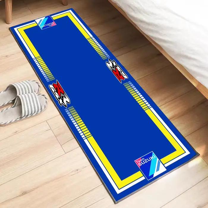 Tapis de sol de travail pour moto Suzuki, tapis de garage, tapis de moto de course, tapis pour véhic
