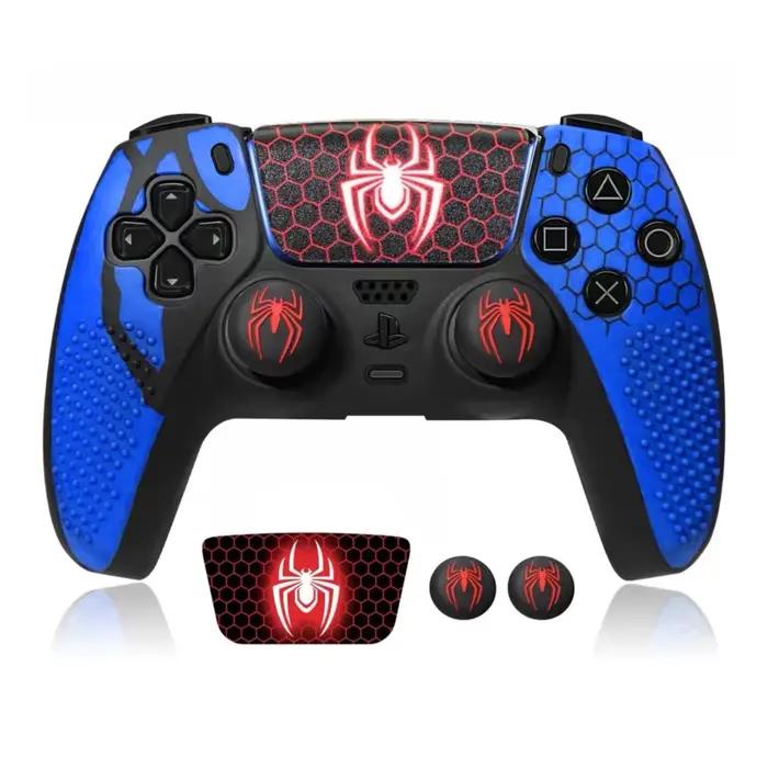 Coque de manette Spider Style Particulaire avec capuchons de joystick et autocollants Spider – Acces