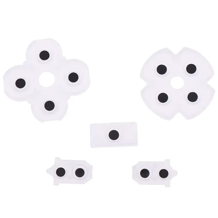 Tampons en caoutchouc pour manette Sony Playstation 4 PS4, boutons en silicone conducteur, pièces de
