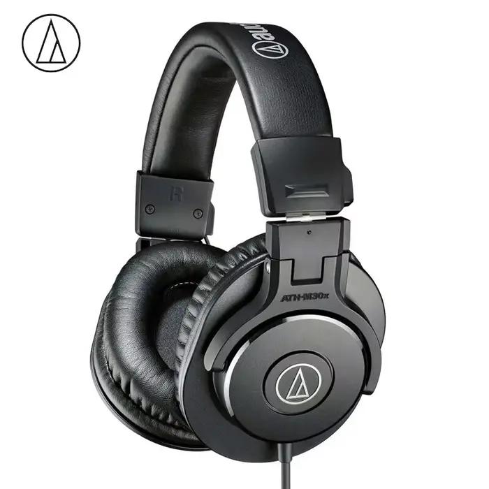 Casque audio professionnel Audio Technica ATH M30x, casque filaire supra-auriculaire pour enregistre