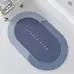 Tapis de bain absorbant antidérapant en diatomite pour salle de bain, tapis de douche, paillasson d'