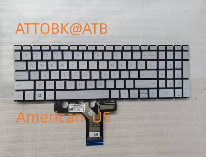 Clavier pour HP Pavilion 15-eg 15-eg0000 15t-eg 15-eg1000 15-eg2000 15-eh 15-eh2000 15z-eh US AR GE 