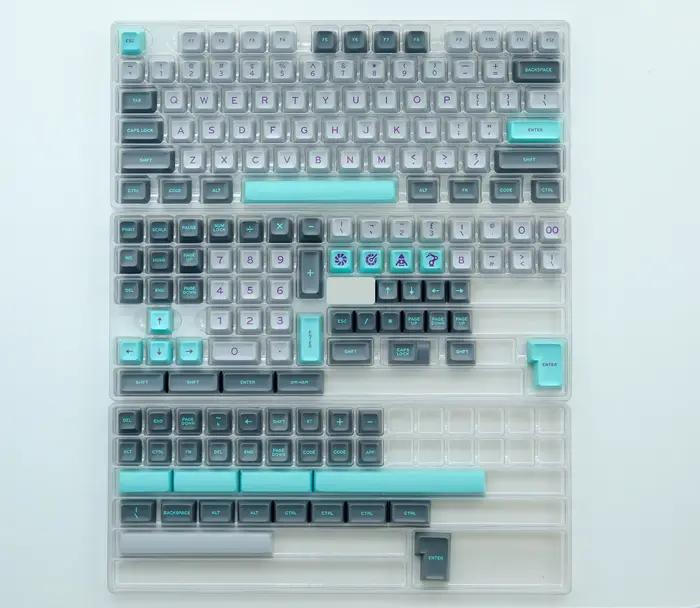 Capuchons continent Hyper Fuse, profil SA, Doubleshot ABS, 169 touches pour clavier Switch MX
