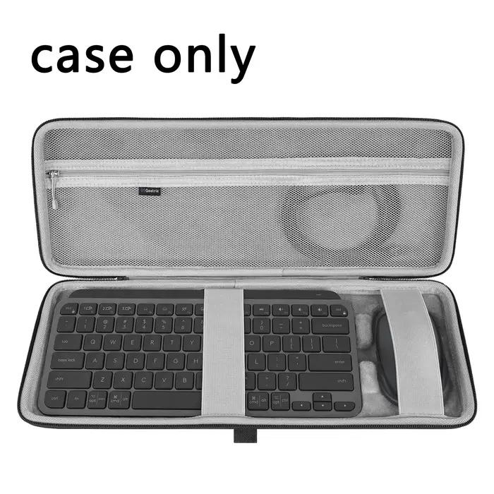 Étui pour clavier Geekria pour Logitech MX Keys Mini clavier éclairé sans fil avancé et étui combiné