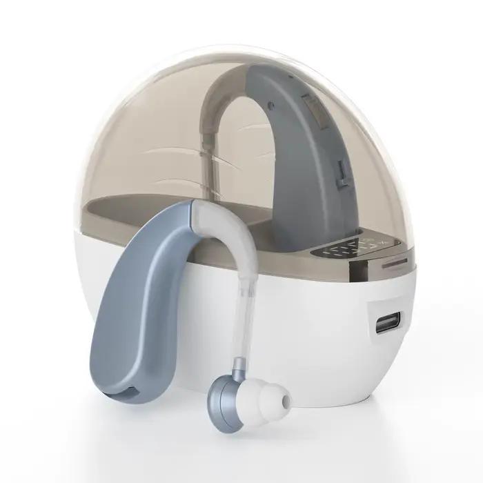 Casque auxiliaire, amplificateur de son, réduction du bruit, volume réglable, oreille suspendue avec