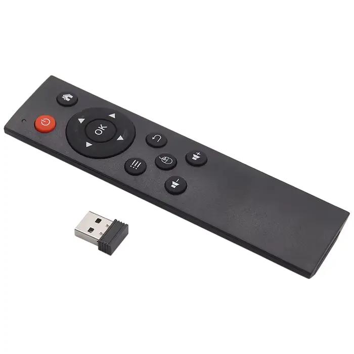 Télécommande universelle sans fil Air Mouse 2.4G, pour Android TV Box, PC, avec récepteur USB, sans 